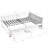 Full Size Upholstered Tufted Bed Frame With Two Drawers, Sofa Bed Frame With Comfortable Backrest And Armrests, Velvet-167982136