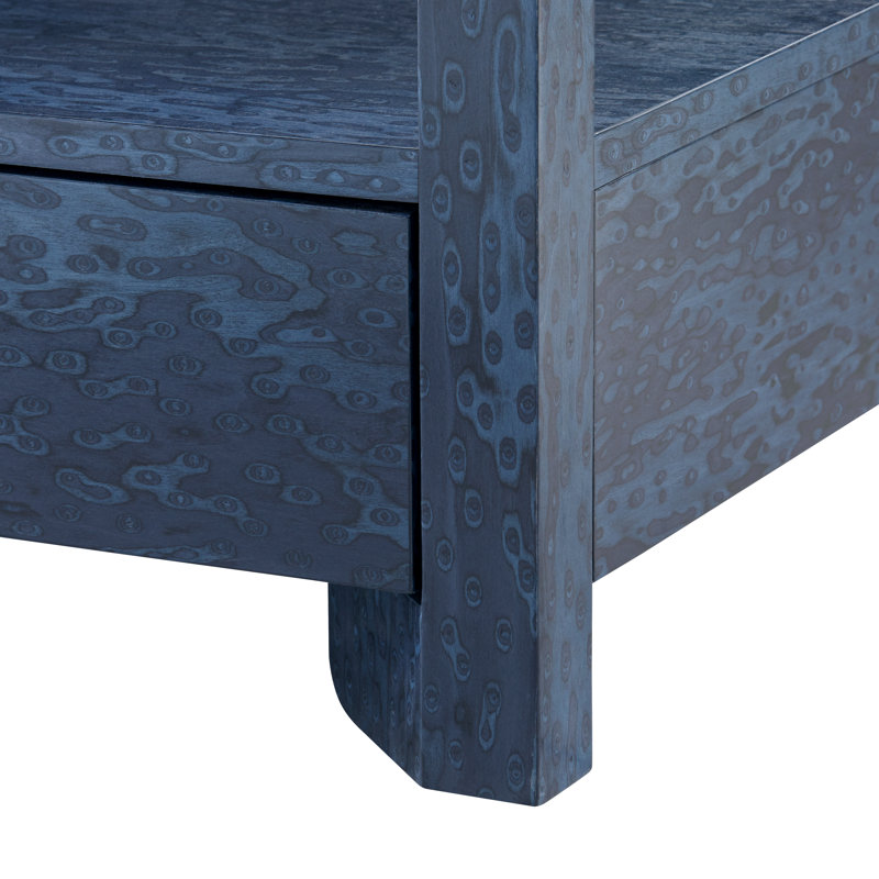 Lugano End Table, Deep Navy