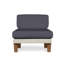 Catalina Outdoor Teak Lounge Chair-441138974-502431835