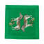 Serviette de cocktail en satin de coton à motif zébré-122609858