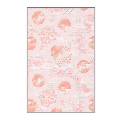 Tapis de couloir élégant 2,6 x 4,9 pi, 100% polyester, avec une hauteur de poils de 8 mm | Pois antibactérien et antidérapant en feutre de PVC | Lavable à la machine, impression numérique 3D | Parfait pour les vestibules et les espaces de vie