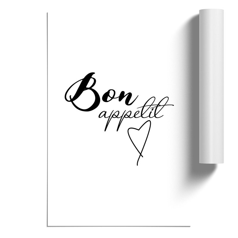 Bon Appetit - No Frame Print, 42cm H x 30cm W x 0.1cm D