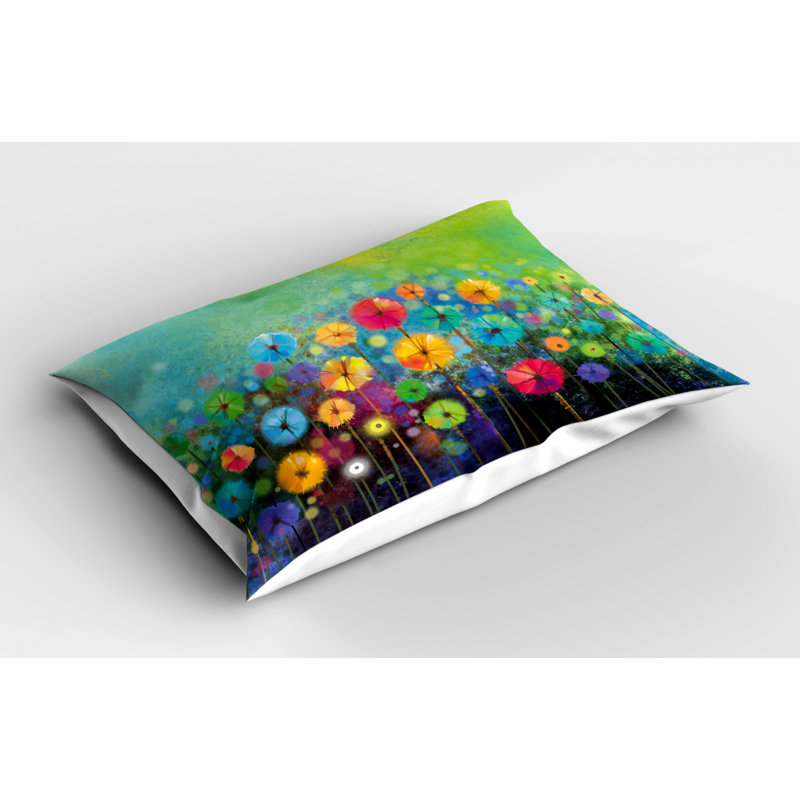 Garden Polyester Floral Sham Set, Twin