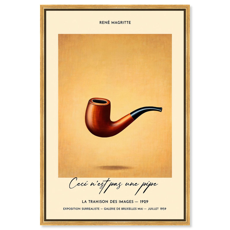 Deceptive Pipe Canvas Art Collector Poster by Art Remedy, Black Floater Framed, 16" H x 11" W