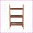 Storage Bench &amp; 3-Tier Shoe Rack, Walnut Solid Oak Entryway Organizer | Walnut | Solid Wood-1378939720