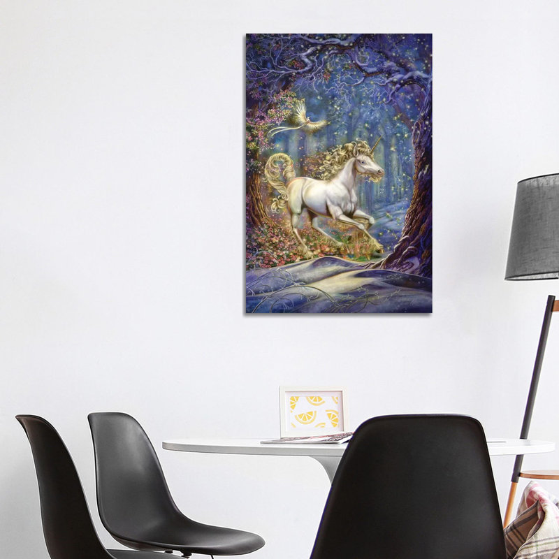 Unicorn by Myles Pinkney - Wrapped Canvas Painting, 101.6 cm H x 66.04 cm W x 3.175 cm D