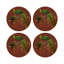 Sous-verres ronds en cuir vegan Family Family-119015187