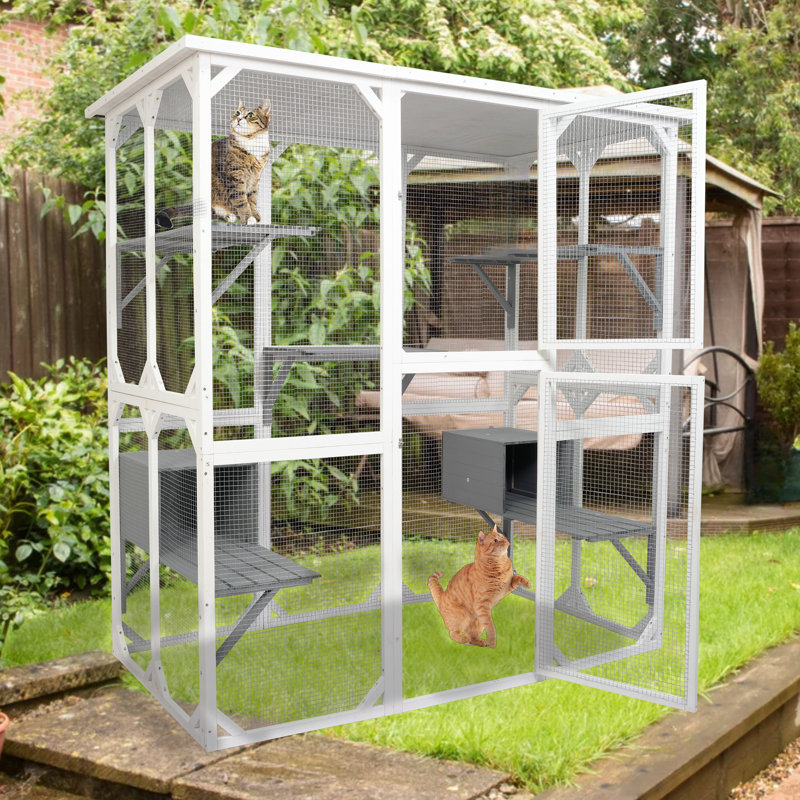 Cage pour chat Derzie