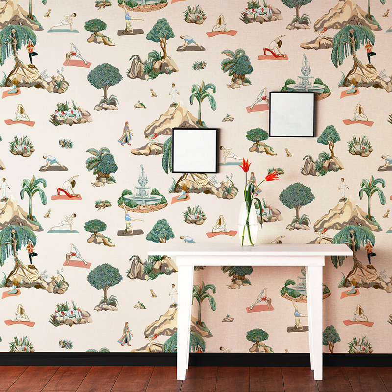 Forest Yoga, Natural, Paper