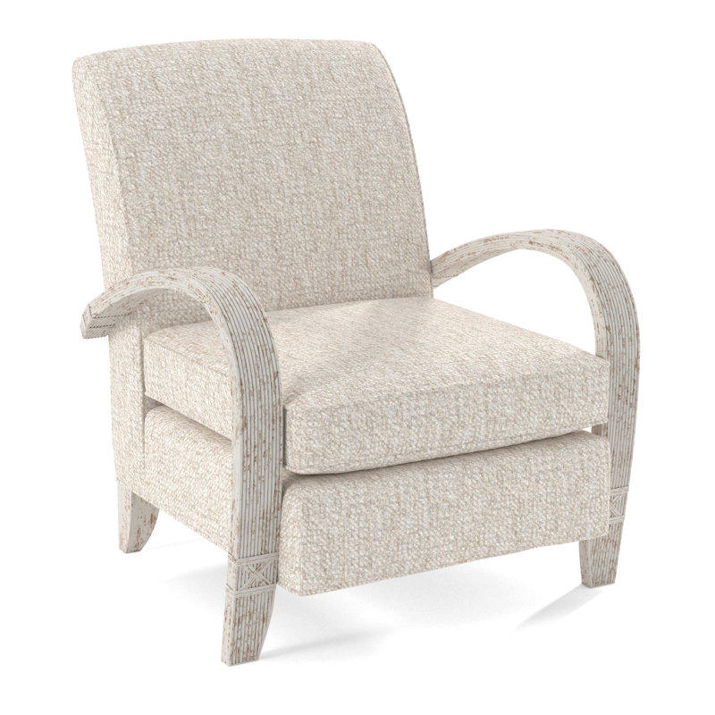 Vero Armchair, Antique Frost White, Snow Crypton Performance; 0884-91