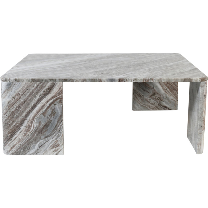 Livorno Coffee Table, Brown Marble