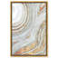 Toile or blanc élégant, art blanc et or par Art Remedy-105311946-105311944