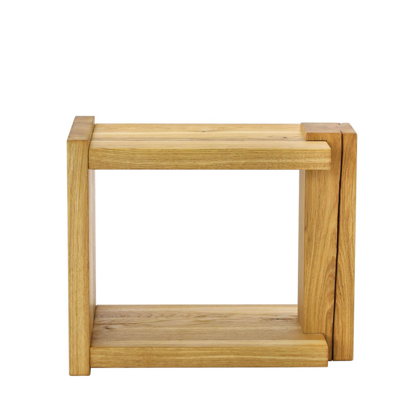 Jullian 55cm W Solid Wood Bedside Table
