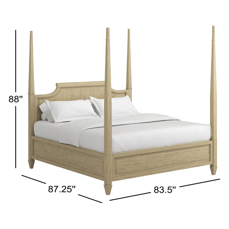 Eave Sundrenched Four Poster Bed, King