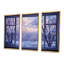 «Purple River Winter Windows IV - Winter Landscape», art mural-1636652377-1636652380