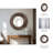 Franklin 40" Bronze Wall Mirror