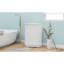 Armoire de salle de bain d'angle avec tablette réglable-683675354