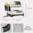Two-Tier Stainless Rust-Resistant Adjustable Dish Rack