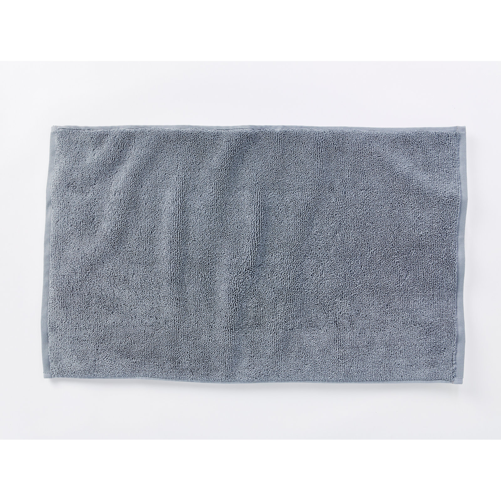 Cloud Loom Organic Bath Mat, Steel Blue, 36" L x 24" W