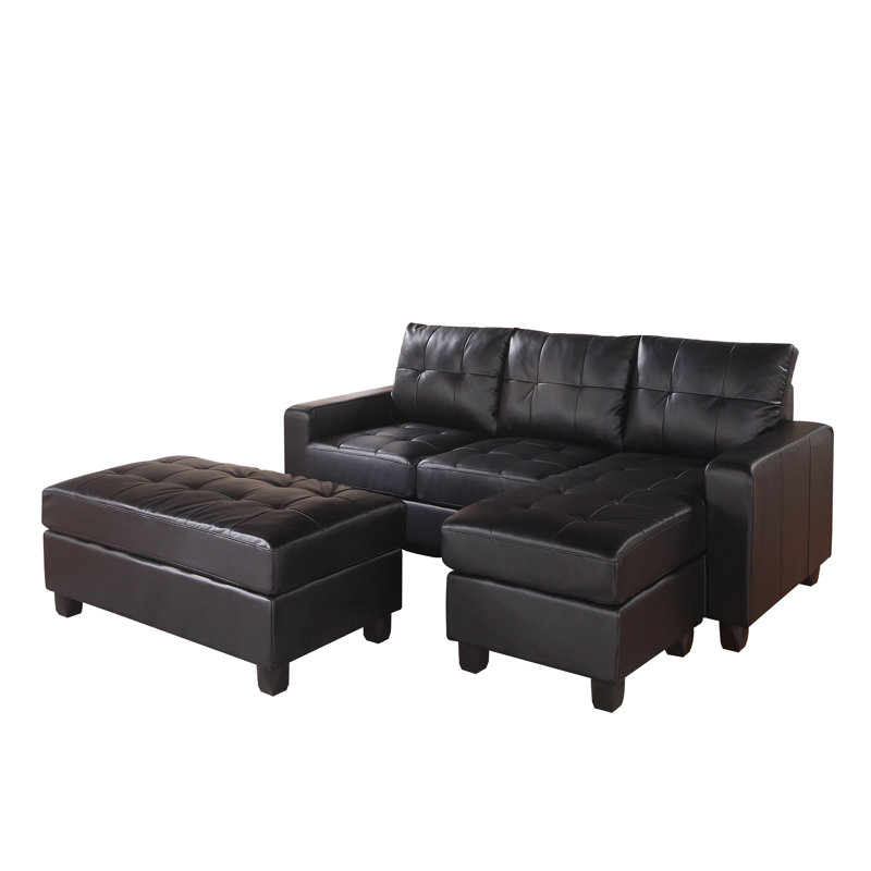 Canapé modulaire faisant face à la droite de 83 po avec repose-pieds, canapé modulaire, canapé modulaire, canapé modulaire