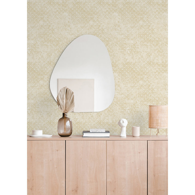 Khauta Metallic Wallpaper Roll, Yellow