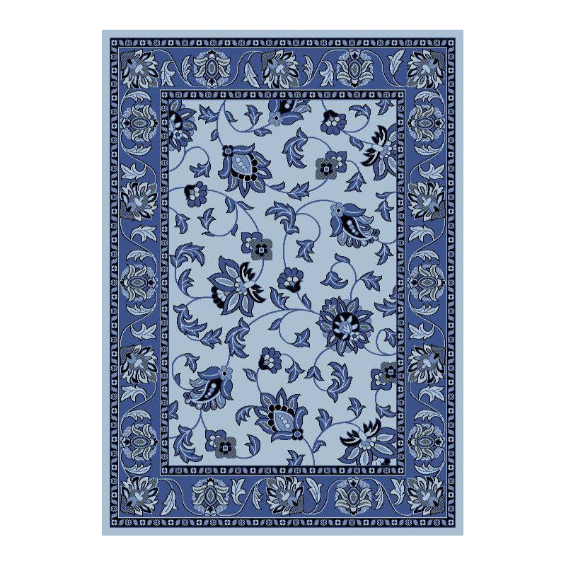 Tapis bleu area, 7'10" x 10'2"