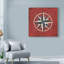 «Nautical Love Compass» par Michael Mullan, impression sur toile tendue-33419235