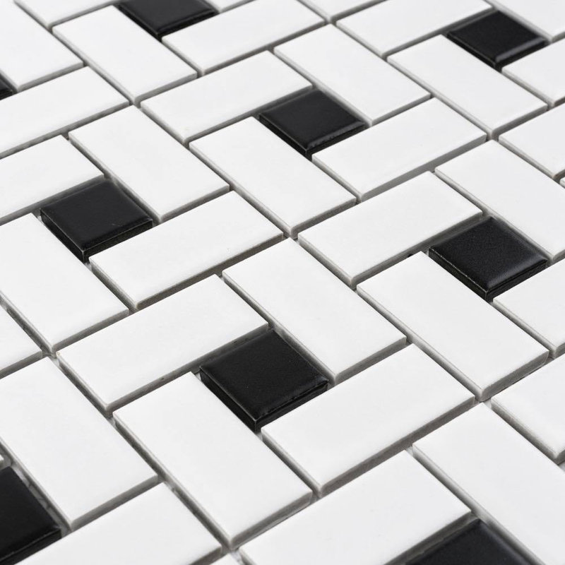 Cascade Porcelain Pinwheel Mosaic Wall & Floor Tile