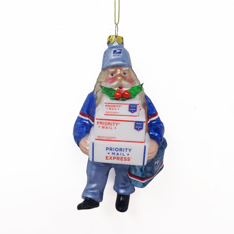 6'' Glass Hanging Figurine Ornament