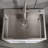 24In Stainless Steel Washing Sink W/ Faucet Hoses And Drain Head Only(Update)