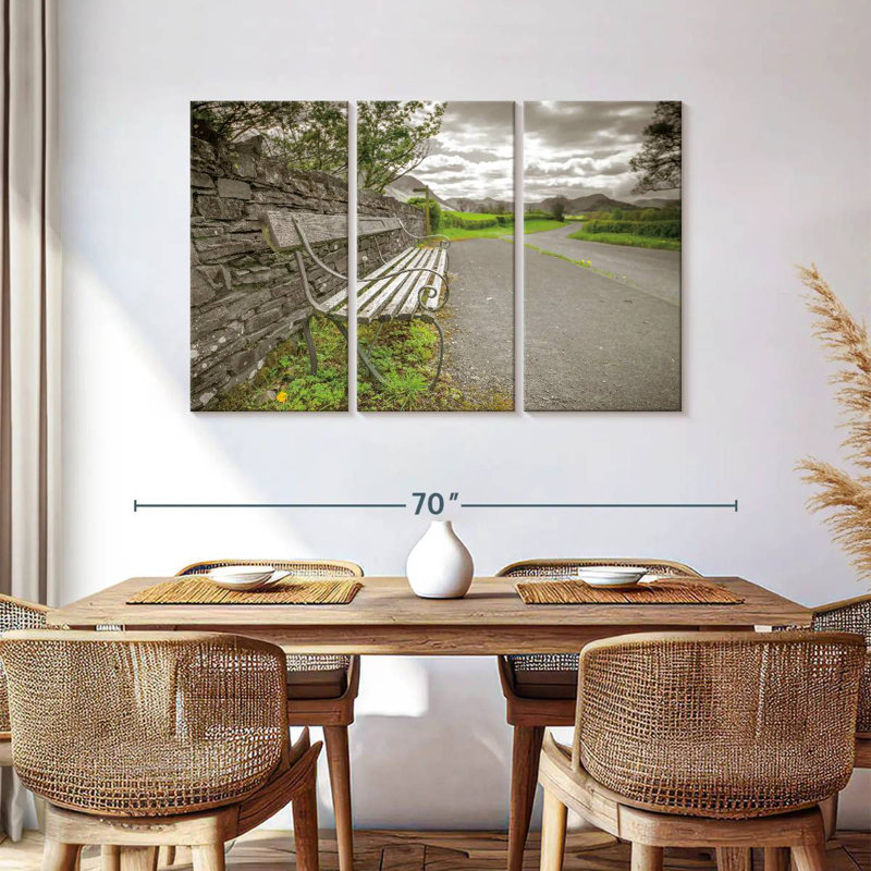 Mehar Lake District, 36" H x 57" W