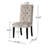 Ethylene Contemporary Tufted Parsons Dining Chairs with Elegant Crown-Shaped Backrest-950116627-945476095