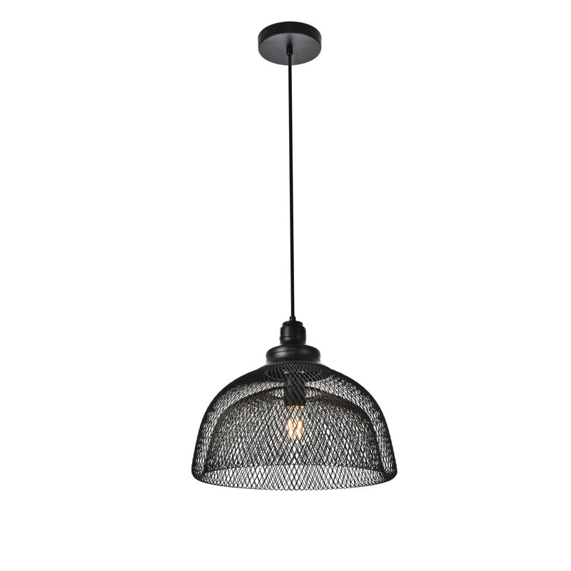 1 - Light Single Pendant, 72" H x 13.5" W x 13.5" D