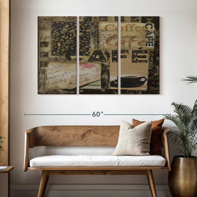 Yarlin Cafe Collage, 32" H x 50" W