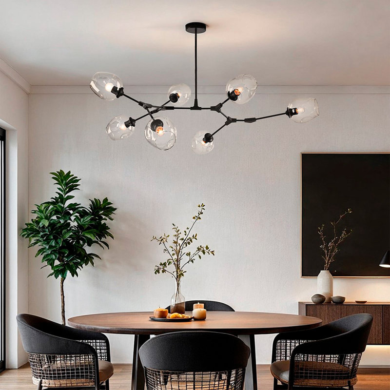 Yarra 7 - Light Black Unique/Statement Pendant