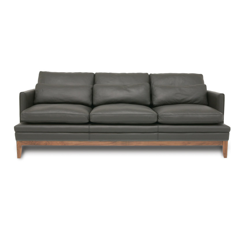 Aventador Leather Sofa, Sahara (El Capitan), Ash Honey