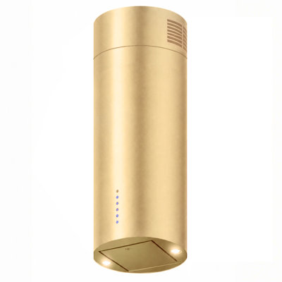 600/395 CFM Designer Cylinder Island in Gold