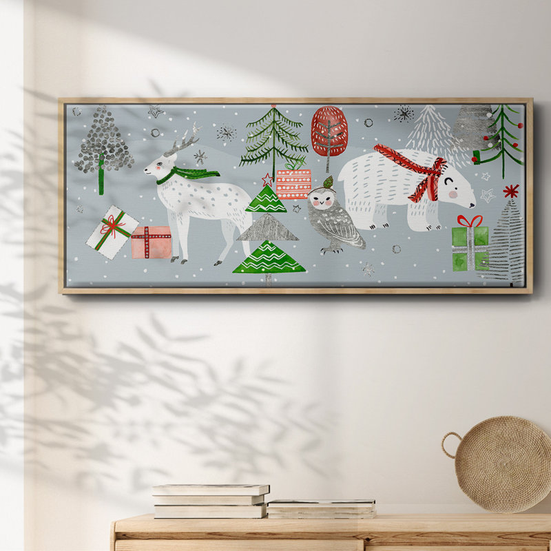 Collection Stars & Snowflakes - toile encadrée, H 12 po x l 30 po