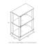 64cm 3 Shelf Toolless Assembly Shelving Unit-1401541067