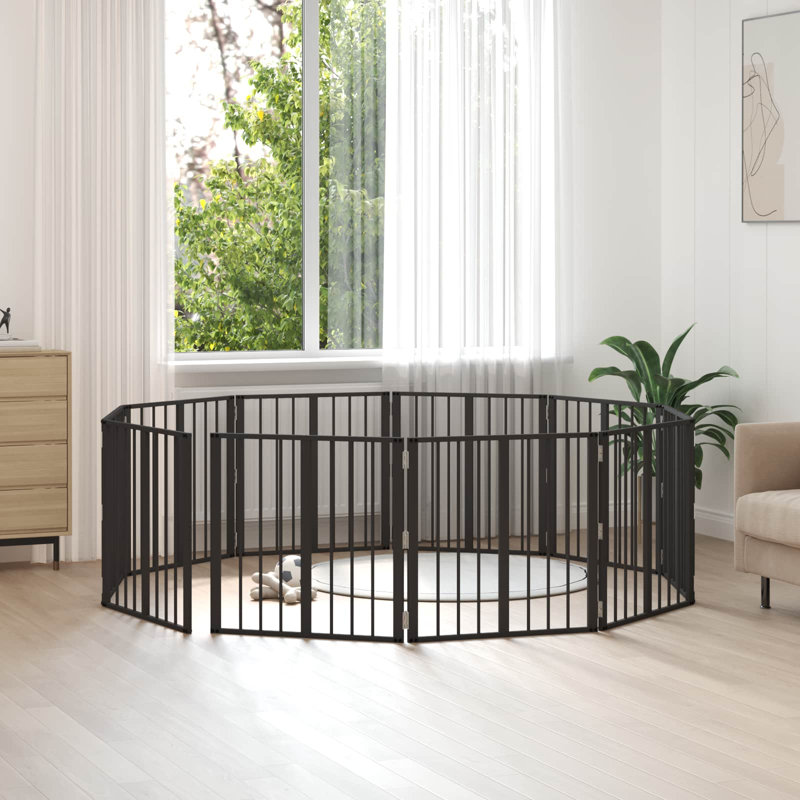Galvanised Steel Free Standing Pet Gate