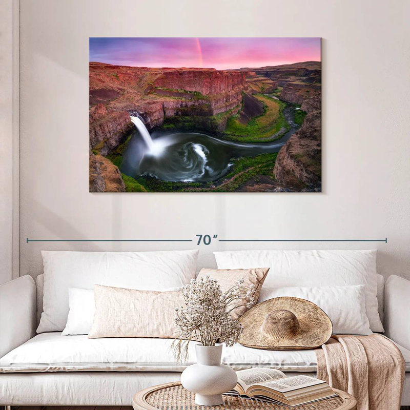 Alvord surplombant la cascade de Palouse, H 30 po x l 45 po