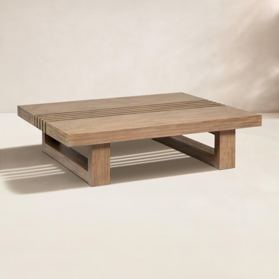Shorsey Cecy Solid Wood Coffee Table