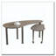 Table basse rotative avec pieds en bois d'hévéa massif-390711377-390711376
