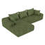 Boneless L-shaped Modular Foam-filled with Spring Support Simple Living Room Sofa-1353890218-1353890229