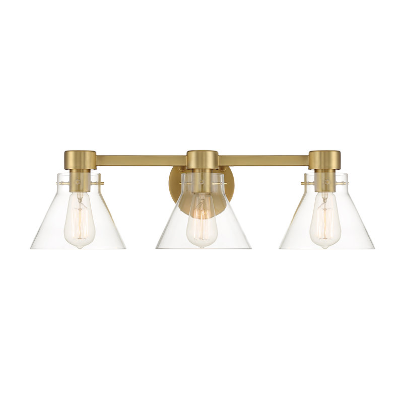 Tudor City Dimmable Vanity Light, Gold, 3