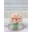 Peony Stems Pink Peach Large Head - Artificial Faux Peony Stems - French Country Faux Flowers Stems-1251554943