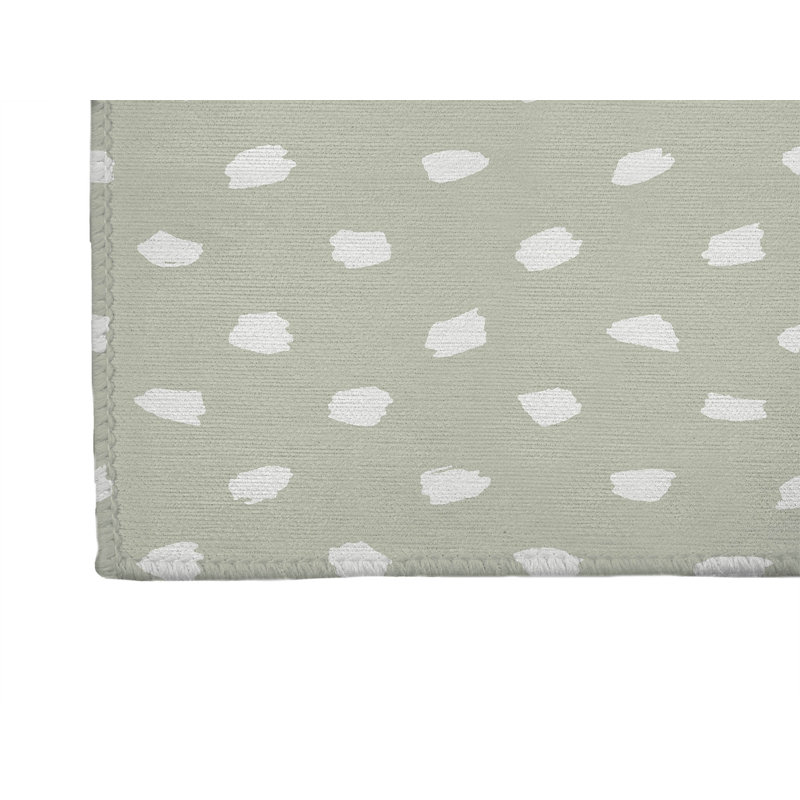 Splat Point Non-Slip Outdoor Rug, Runner 2'6" x 8'