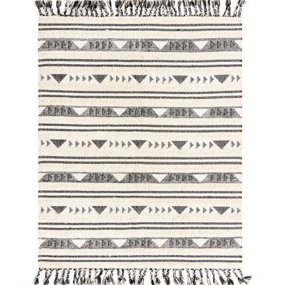 Tapis contemporain Annonciata de couleur brun clair