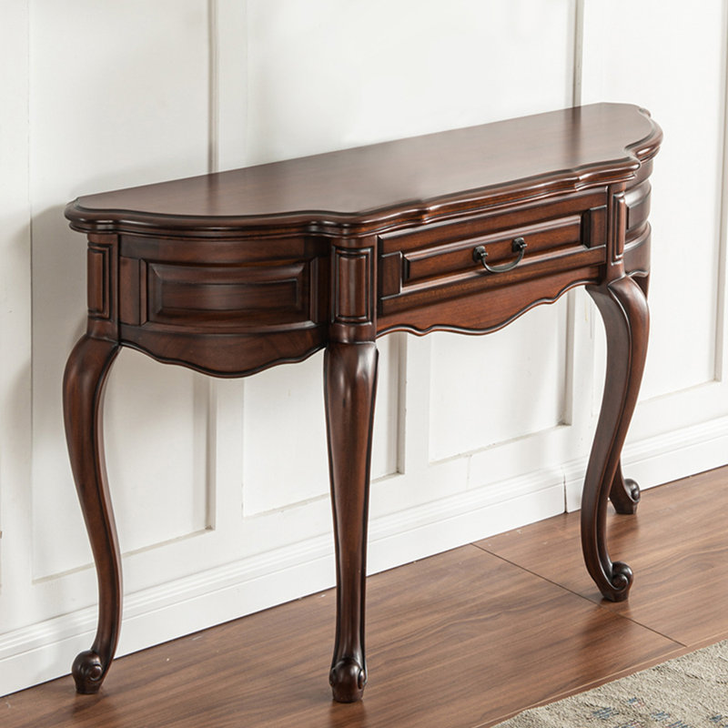 Console américaine de style américain, H 33,90 po x l 63 po x P 16,50 po