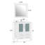  30" Single Bathroom Vanity Set with Mirror-27042770